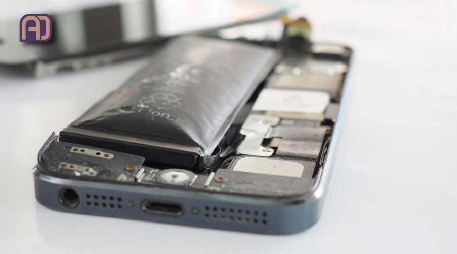 swelling-battery-replace متورم شدن باتری - تعویض باتری موبایل